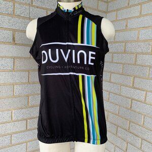 DUVINE CYCLING WOMENS ACTIVE FULL ZIP TOP SIZE S MADE IN USA 100% POLYESTER